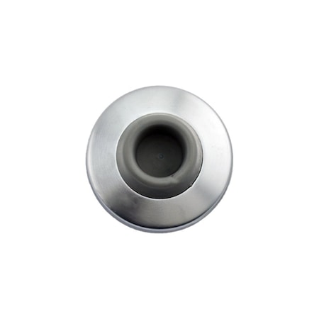 Ives Commercial Solid Brass 2-1/2in Concave Wall Bumper Satin Chrome Finish WS406407CCV26D